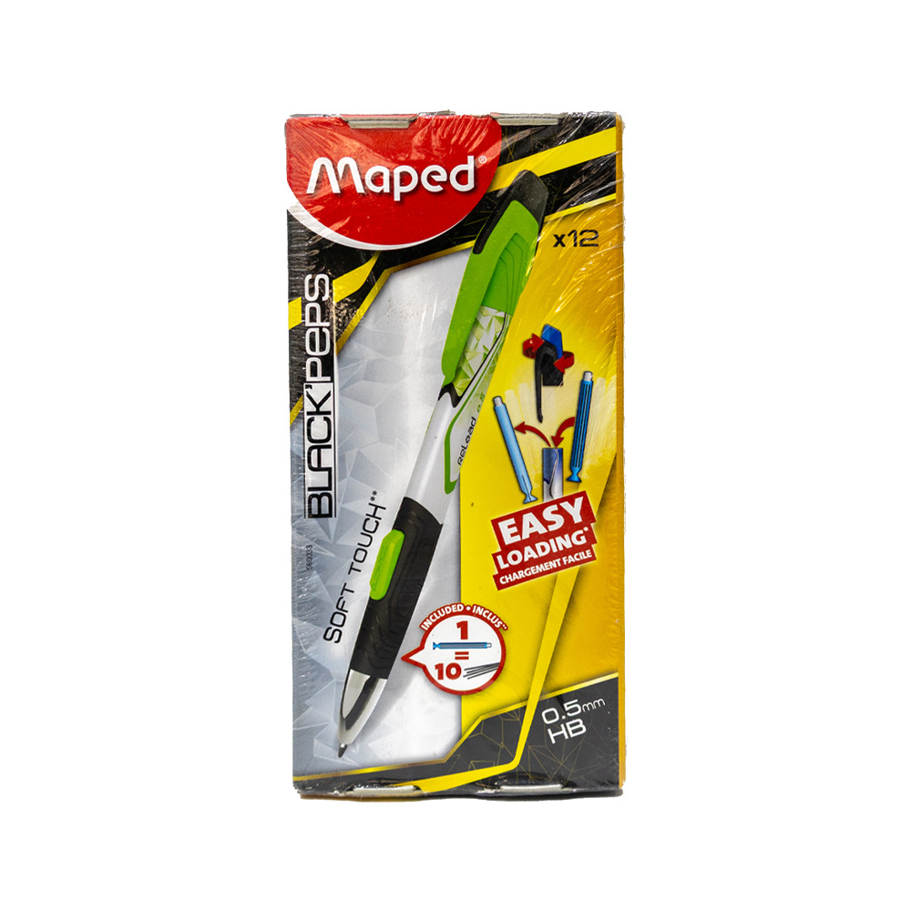 [ASN-0933] قلم رصاص سنون Maped Black Peps