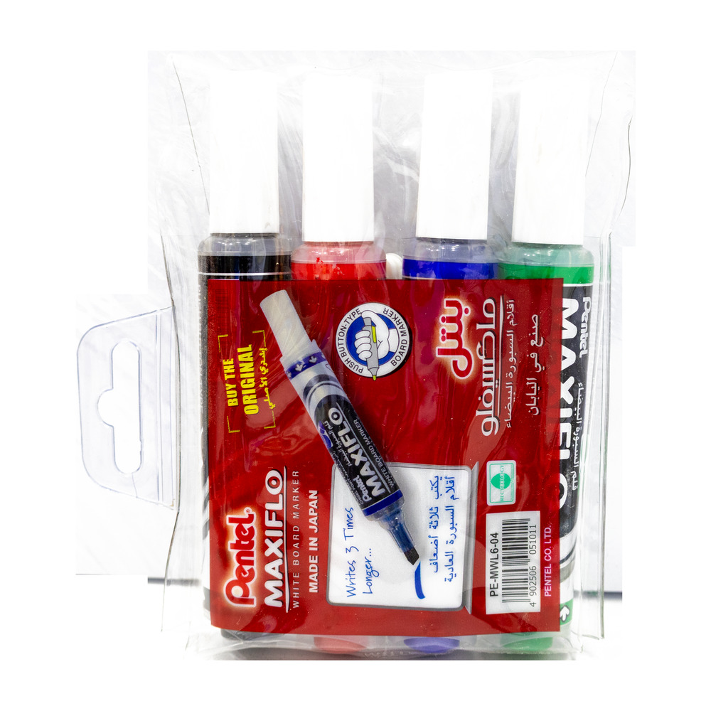 [ASN-0955] قلم سبورة Pentel Maxiflo MWL6 (قياسي)