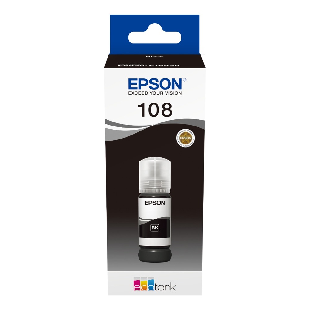 [C13T09C14A] Epson 108 EcoTank Bottle Ink (Black)