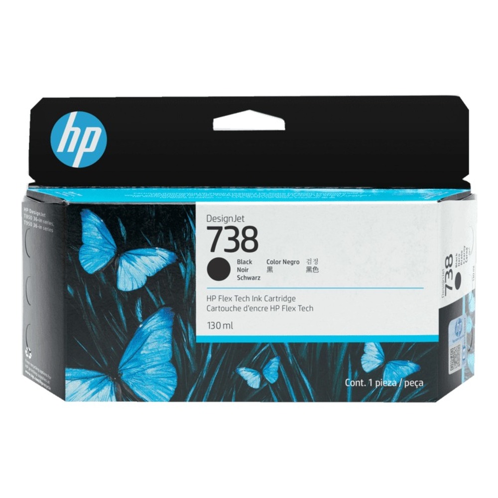 [498N4A] HP 738 130ml Ink (Black)