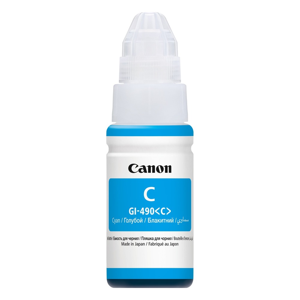 [0664C001] Canon 490 70ml Bottle Ink (Cyan)