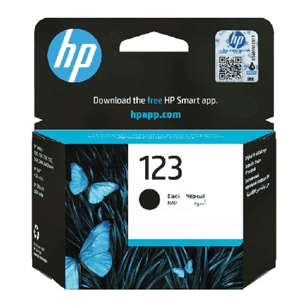 [F6V17AE] Hp 123 Ink (Black)