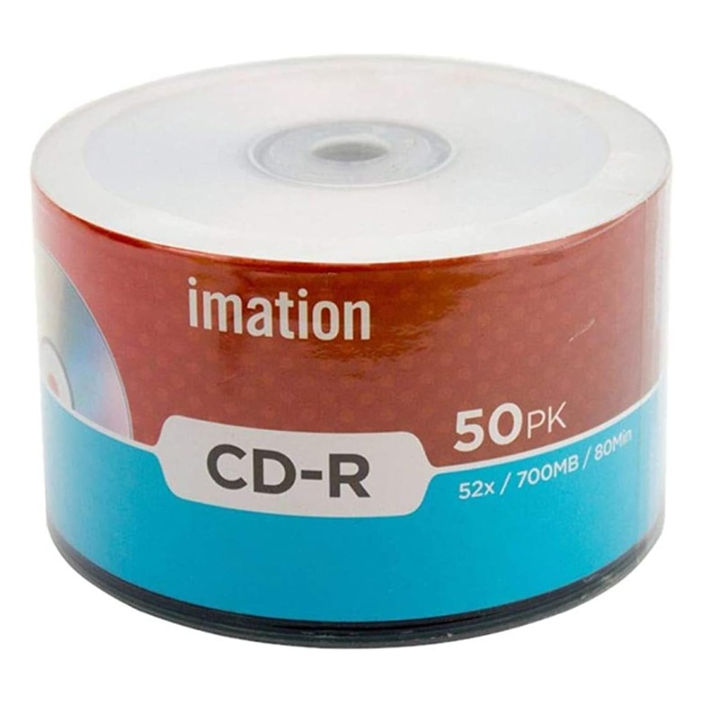[GAE-0022] Imation CD-R, Optical Disc, 700MB/80min, 52x, 50-pack shrink/bulk