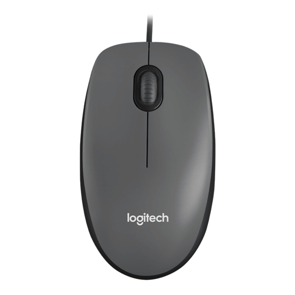 [GAE-0023] Logitech Mouse M90, Wired USB Mouse, USB-A corded, 1000dpi optical, ambidextrous, 3 buttons