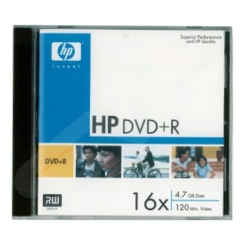 [GAE-0024] HP DVD+R 4.7GB 16x, Optical Disc, 4.7GB, 120min, 16x write-once DVD+R
