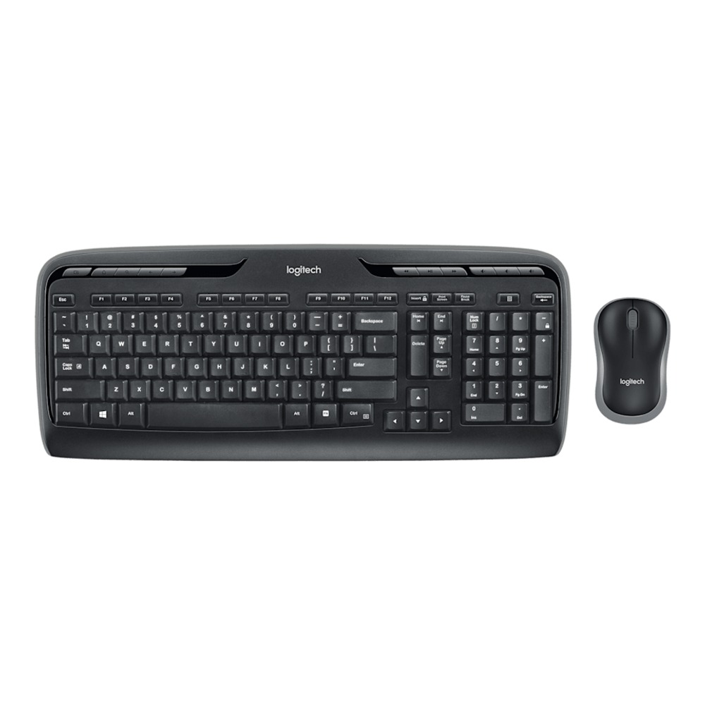 [GAE-0029] Logitech MK330 Wireless Keyboard and Mouse Combo, 2.4GHz AES-128, 11 hotkeys, 24-mo KB / 12-mo mouse