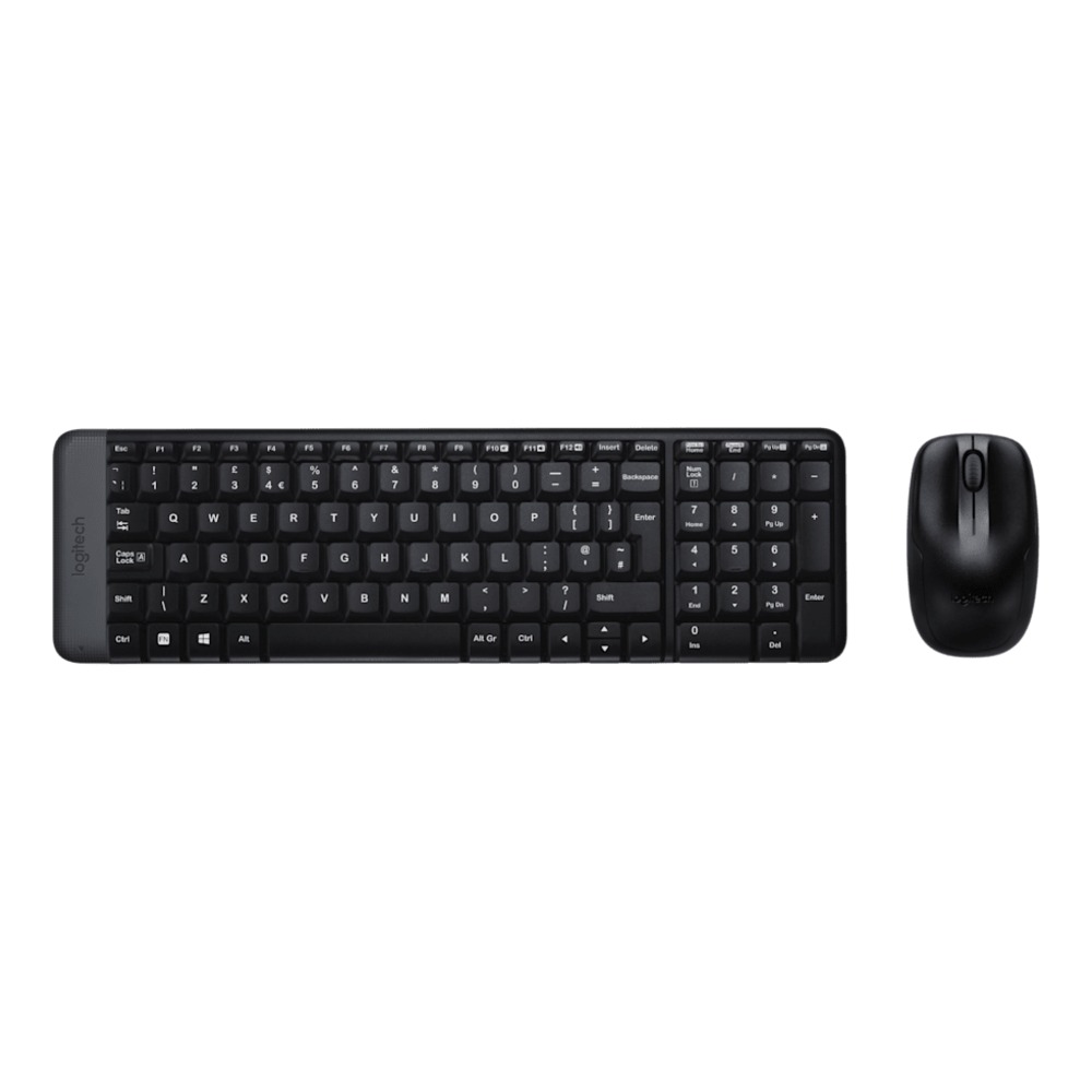 [GAE-0070] Logitech MK220 Wireless Keyboard and Mouse Combo, 2.4GHz, compact KB 24-mo + M150 mouse 12-mo battery