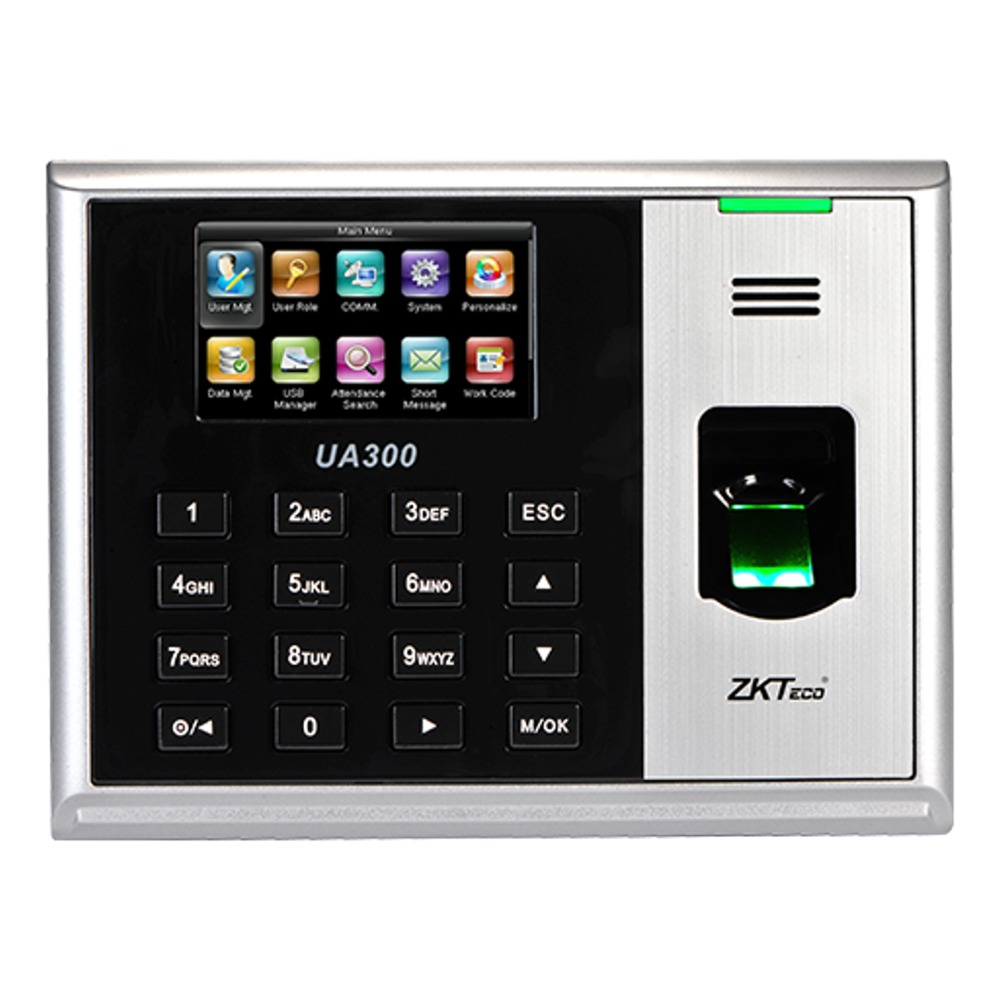 [GAE-0077] ZKTeco UA300 Fingerprint Time and Attendance Terminal, Time Attendance Device, 3000 fingerprints, 3-inch screen, TCP/IP