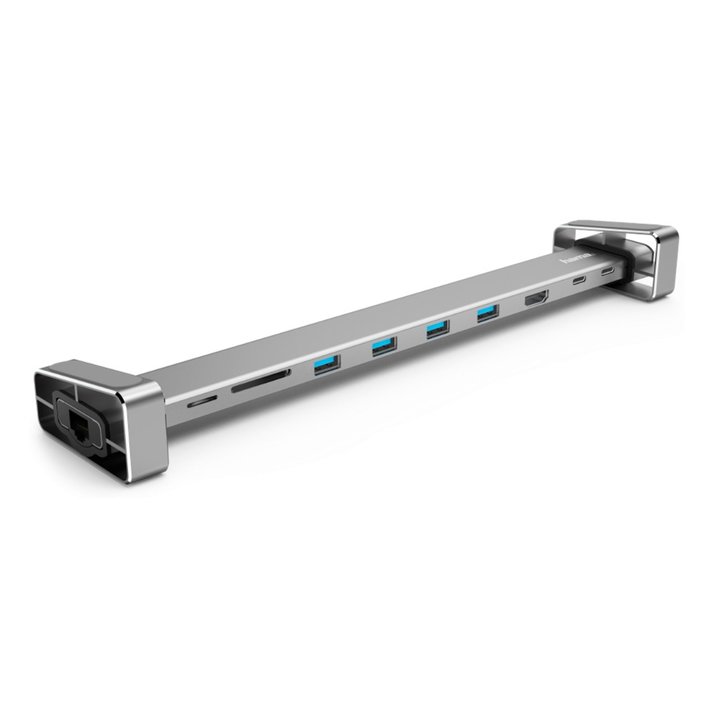 [GAE-0140] Hama 9-in-1 USB-C Docking Station, 4x USB-A, USB-C, HDMI, LAN, SD, microSD