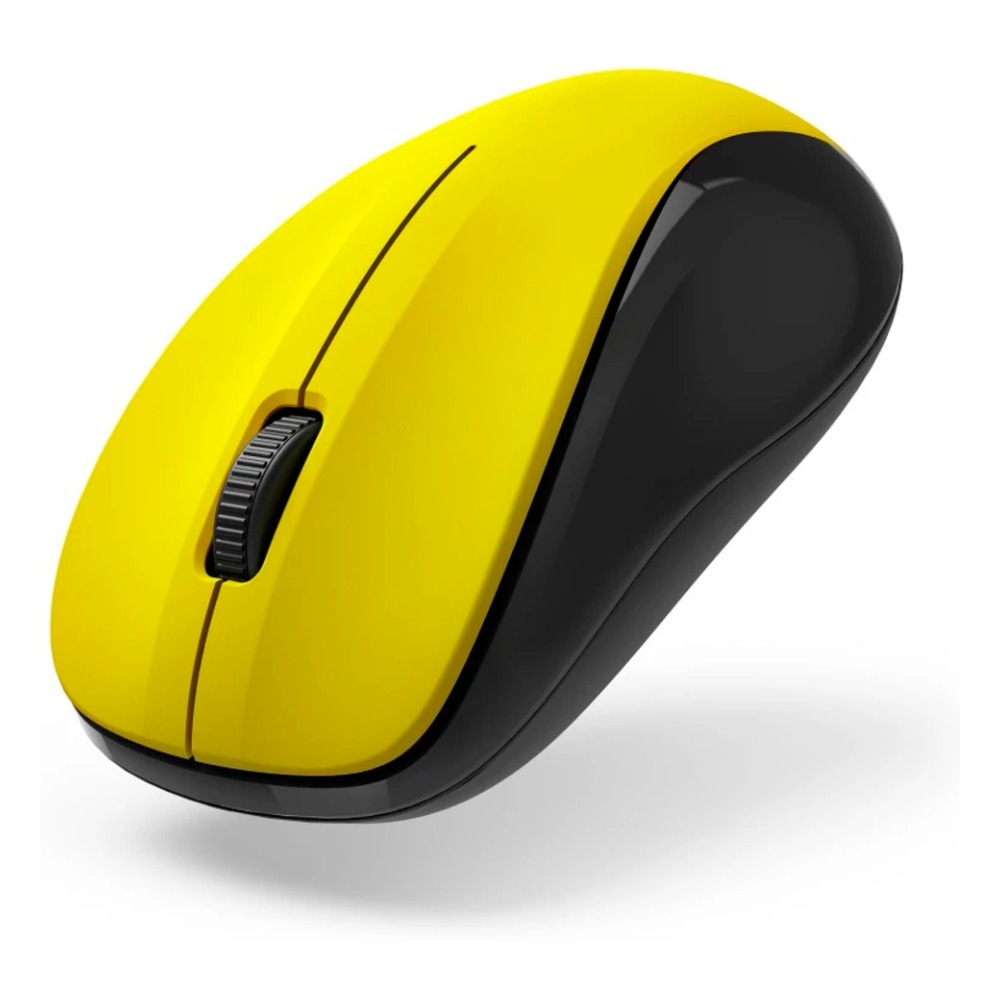 [GAE-0142] Hama MW-300 V2 Wireless Optical Mouse, Yellow, 2.4GHz wireless, 1200dpi, 3 quiet buttons