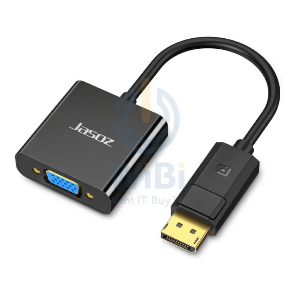 [GAE-0161] Jasoz G105 DP to VGA Converter, Video Adapter, DisplayPort male to VGA female, 1080p/60Hz