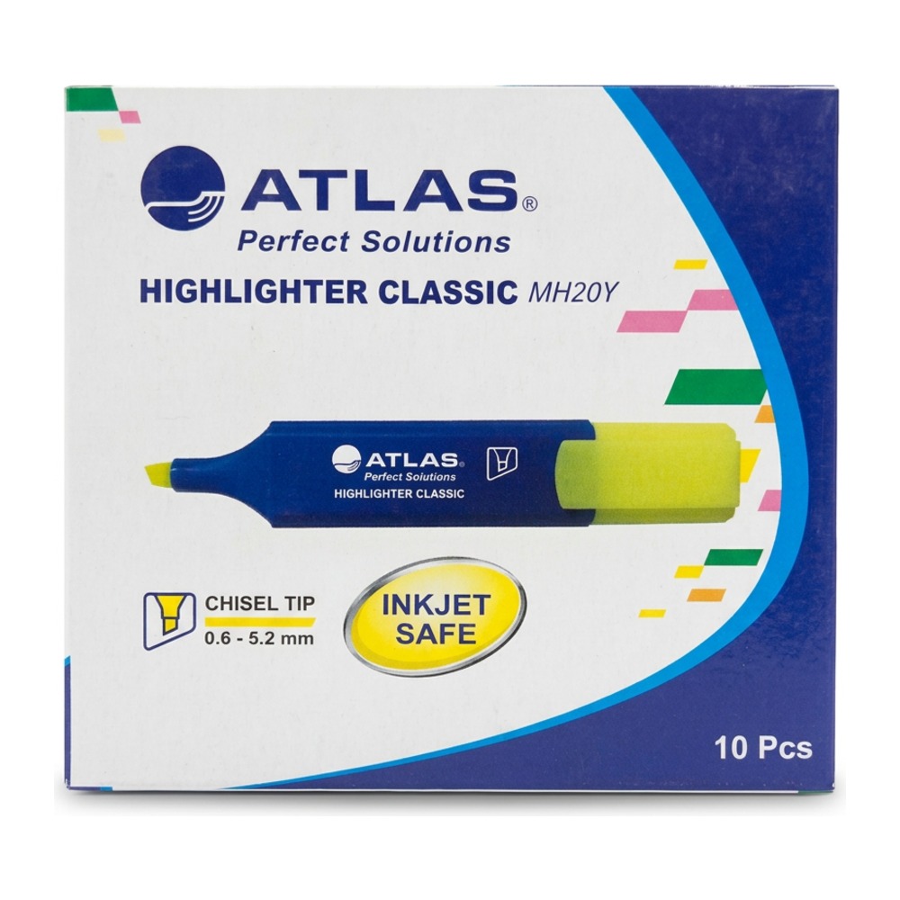 [ASN-0041] قلم تظهير Atlas MH200 (أزرق)