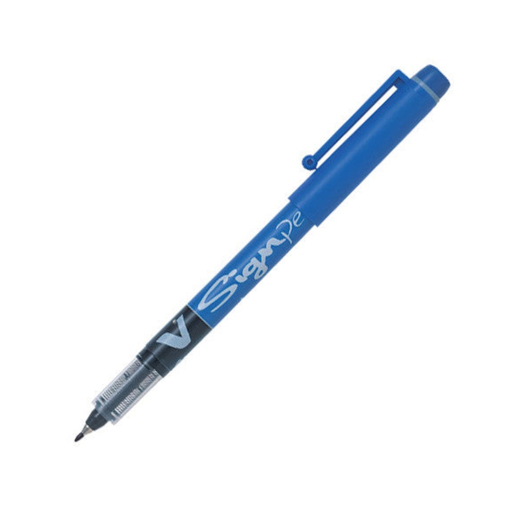 [ASN-0336] قلم توقيع Pilot V Sign Pen (قياسي, أزرق)