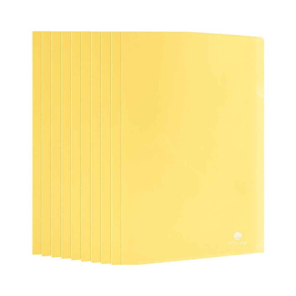 حافظة أوراق Atlas Clear Folder PP (أحمر)
